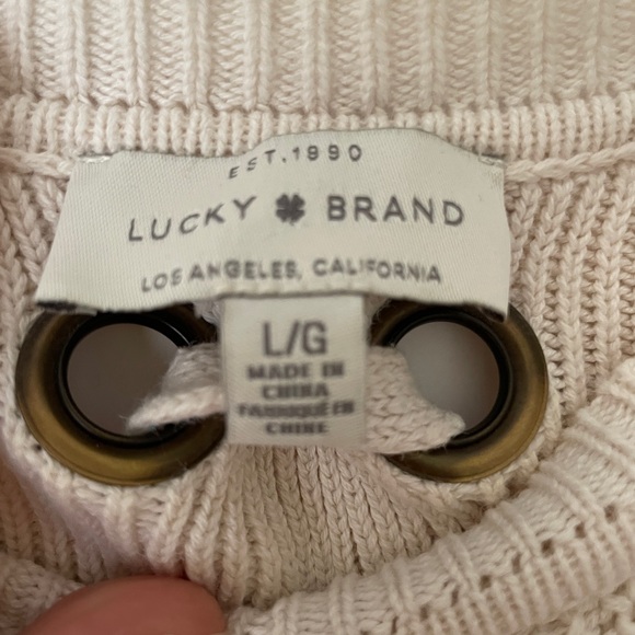 Tie-Back Lucky Brand Sweater - Picture 3 of 3